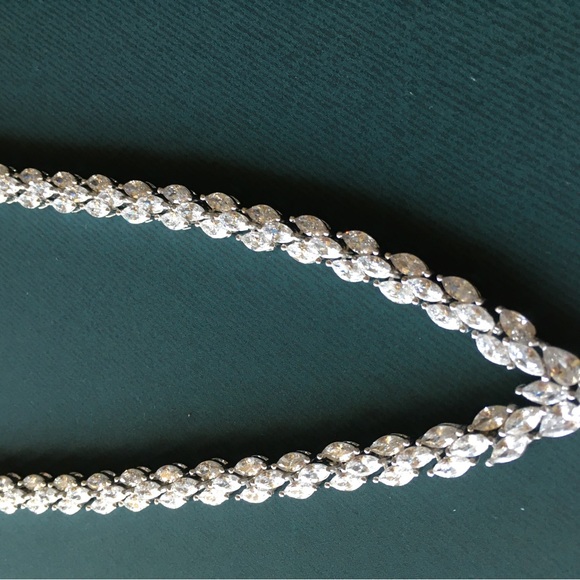 Rhinestone Necklace, New, never worn. - Picture 9 of 14